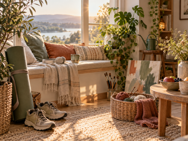 Sonnige Hygge-Ecke