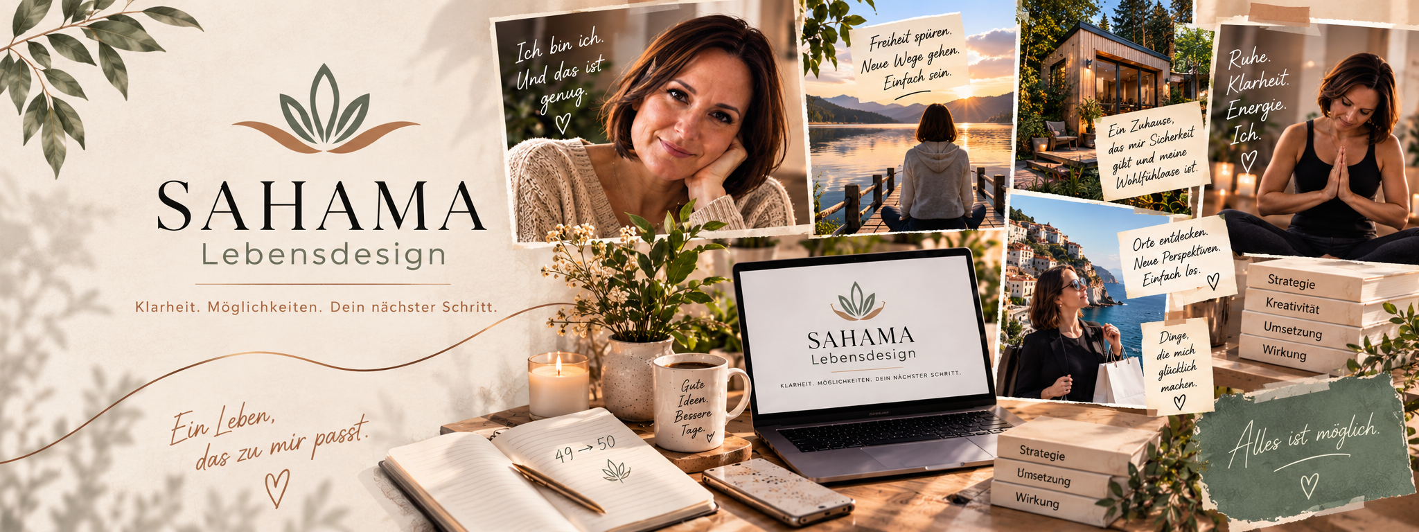 SAHAMA Lebensdesign – Klarheit, Möglichkeiten und dein nächster Schritt